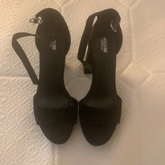 Mossimo Supply Co. Shoes - Black Suede Platform Heels